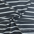 Striped Upholstery Fabric Single Jersey Knit Stripe Dress Fabric For Clothing Supplier